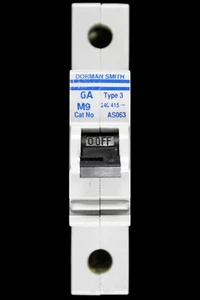 INTERRUPTOR DE CIRCUITO DORMAN 6 AMPERIOS TIPO 3 M9 MCB AS063 - Imagen 1 de 6