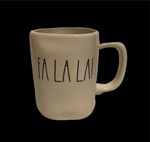 Rae Dunn Artisan Fa La La! Coffee Mug Ceramic Holiday Mug - Picture 1 of 4