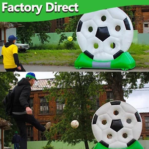 10FT Carnival Inflatable Football Target Round Inflatable Goal Wall Balls Board - Picture 1 of 10