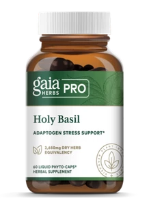 Gaia Herbs Holy Basil 60 Capsules, NEW - Picture 1 of 1