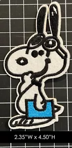 Peanuts: Happy Ears Snoopy Embroidered Iron On Patch - Picture 1 of 3