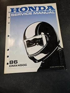 1986 Honda CMX450C Factory Original OEM Dealer Service Repair Manual - Picture 1 of 7