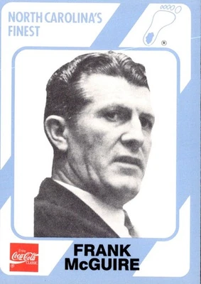 1989 Collegiate Collection North Carolina's Finest Frank McGuire Basketball Card - Image 1 of 2
