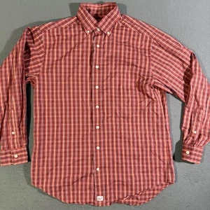 Vineyard Vines Shirt Mens Medium Red Murray Preppy Casual Office Business - Picture 1 of 5