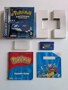 Pokemon Saphir - Gameboy Advance Spiel - Original mit Box und Traineranleitung - Bild 1 von 9