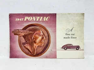 1947 Pontiac ORIGINAL Sales Brochure / Poster - Picture 1 of 5