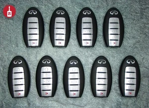 OEM Lot x 9 Infiniti QX80 Keyless Entry Smart Remotes Used -CWTWB1G744- - Picture 1 of 2