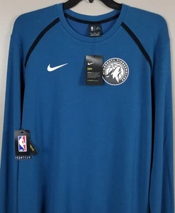 CAMISA NIKE MINNESOTA TIMBERWOLVES LS EMITIDA POR EL EQUIPO DE LA NBA AZUL NUEVA (TALLA XLT XL ALTA) - Imagen 1 de 13