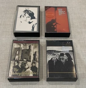 U2 Tape Cassette Bundle BOY Under A Blood Red Sky Joshua Tree Unforgettable Fire - Picture 1 of 13