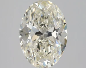 Corte Ovalado 1.54 CT Certificado GIA Diamante Natural Minado Suelto Color J SI claridad - Imagen 1 de 2