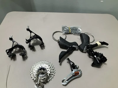 Shimano 105 2 X 11 Speed Group Set No Crank Set - Image 1 of 4