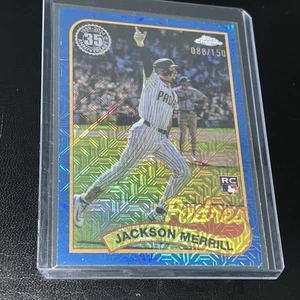 2024 TOPPS UPDATE JACKSON MERRILL SILVER PACK BLUE /150 CARD #T89CU-79 RC ROOKIE - Picture 1 of 4