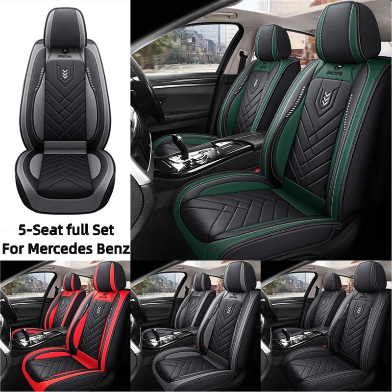 Juego completo de 5 asientos de cuero PU para Mercedes Benz GLE350 400 450 W166 167 Foto 1 de 4