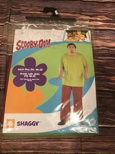 Costume Scooby Doo Adulto Plus Taglia 2XL (48-52) Shaggy - NUOVO - Foto 1 di 2