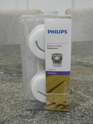 Philips Pasta Maker Shaping Discs Cookie Kit HR2455/05 - New in Box - Image 1 of 3