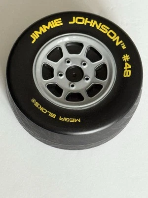 Contenedor negro en forma de rueda Nascar Jimmie Johnson # 48 Mega Bloks. Usado. Foto 1 de 4