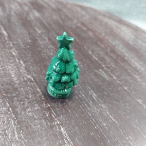 Estatuilla de árbol de Navidad de cerámica miniatura rosa roja Wade estrella verde Top Inglaterra - Imagen 1 de 5