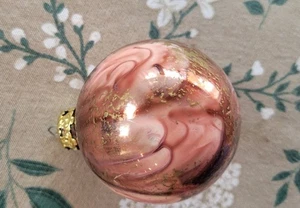 Marmoriertes Wirbel Ornament Germany Rosa & Gold - Bild 1 von 5