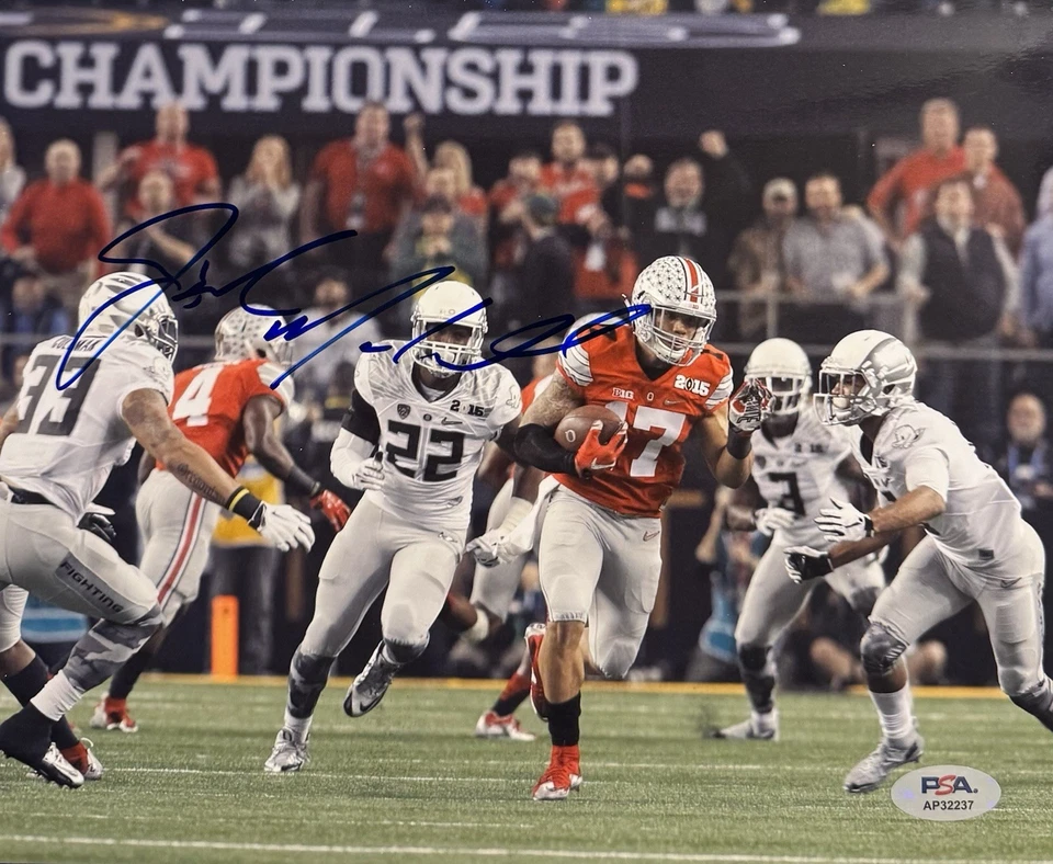 Jalin Marshall Signed Autographed Ohio State Buckeyes 8x10 Photo PSA/DNA COA  - Image 1 of 1