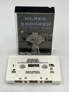 Black Sabbath - Headless Cross (1989 Cassette) I.R.S. Metal 80's English Rock - Picture 1 of 3