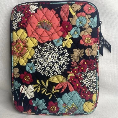 Vera Bradley Funda para Lector Electrónico Happy Snails Tablet Notebook Cremallera Bolsa Soporte de Identificación Foto 1 de 4