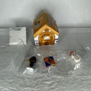 2001 Animal Crossing Lets Make A Forest Series #2 1" House #3 Complete Set - Picture 1 of 2