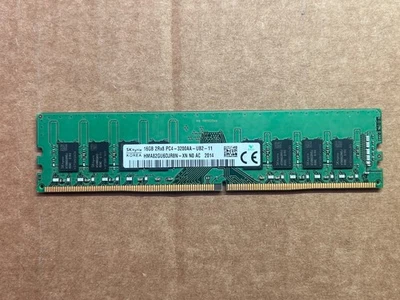 Hynix 16GB DDR4 3200 AA MHz PC4-25600 2Rx8 HMA82GU6DJR8N-XN Desktop Memory RAM - Image 1 of 4