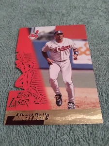 1996 Topps Laser #99 Cleveland Indians OF Albert Belle - Picture 1 of 2