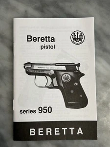 Beretta 950 Series Jet Fire Pistol Owners Manual, new OEM - Picture 1 of 4