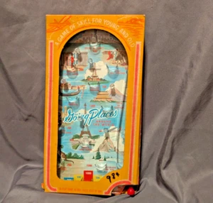 Vintage Wolverine Toys Going Places Around the World Pinball Game Original Box - Picture 1 of 2