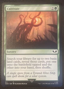 Cultivate | NM | EN | MTG Warhammer Commander EDH Ramp Chatterfang Go-Shintai - Bild 1 von 1