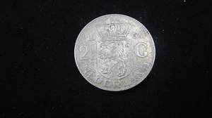 Netherlands Antilles 2 1/2 Gulden 1964 .720 fine .5787 ASW Lot#2451 - Picture 1 of 2