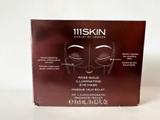 111SKIN Rose Gold Illuminating Eye Mask  8 Masks Boxed READ