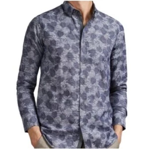 Ted Baker London Herren Charlez Palm Slim Fit Button Up Hemd Ted Gr. 6 XXL Preppy - Bild 1 von 7