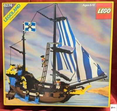 LEGO LEGOLAND Caribbean Clipper 6274 In 1989 New Retired - Image 1 of 3