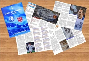 KAA Gent v West Ham United Programm 13/04 2023 Europa Konferenz Bitte lesen - Bild 1 von 1
