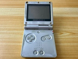 Nintendo Gameboy Advance SP AGS001 Silver Handheld Console - Parts or Repair - Bild 1 von 9