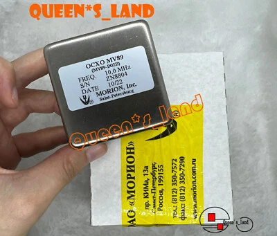 NUEVO Oscilador de Cristal Morion MV89 MV89A MV89-D02B 10 MHz 12 V Onda Sinusoidal OCXO # Foto 1 de 4