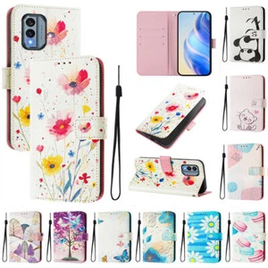 Butterfly Flower Cat Wallet Phone Case For Nokia X20 G20 XR20 X30 C30 6.3 G21 - Picture 1 of 30