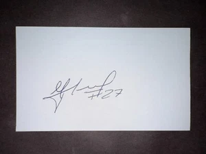 Tarjeta índice firmada 3x5 Yoslan Herrera, PIRATAS (debut 2008) (HS) - Imagen 1 de 1