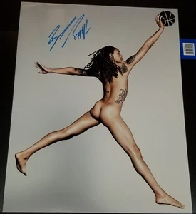 BRITTNEY GRINER signed auto 11x14 photo PHOENIX MERCURY USA OLYMPICS ESPN BODY - Picture 1 of 2