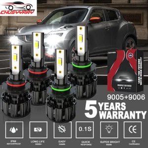 For Honda MDX 2003-2006 4x Headlight Globes Full Dipped Beam white LED Bulbs - Bild 1 von 12