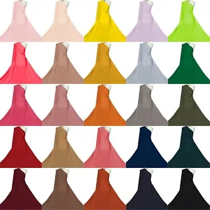 Jersey Fabric Scuba Liverpool Crepe Premium 4 Way Stretch Dressmaking Material - Picture 1 of 138