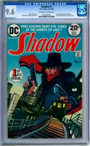 Cómics de 1973 de Shadow 1 con clasificación CGC 9,6 casi nuevo+ DC - Imagen 1 de 2