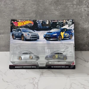 Hot Wheels Subaru Impreza WRX & '16 Subaru WRX STI Premium 2 Pack - Picture 1 of 2