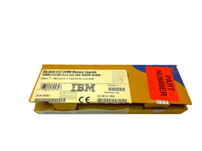 33L5036 I Open Box IBM 128MB DDR SDRAM 266MHz DDR266/PC2100 ECC Memory Module - Image 1 of 3