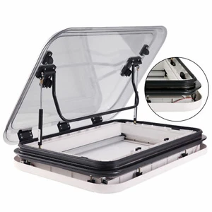 Escotilla ventana techo caravana autocaravana con luz LED tragaluz techo ventilación escotilla 700*500 mm - Imagen 1 de 10