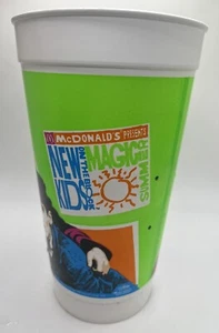 McDonald's New Kids on the Block 32oz Cup 1990 Vintage NKOTB Magic Summer Tour - Picture 1 of 10