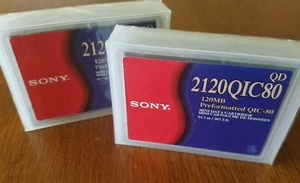 2X Nuevo Mini Cartucho de Datos SONY 2120 QIC-80 QIC80 120MB - Imagen 1 de 3