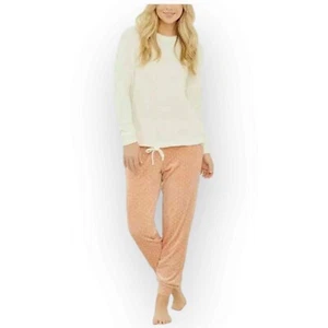 Three Dots Womens 2-Piece Knit Velour Lounge Set with Eye Mask - Medium 188 - Picture 1 of 8